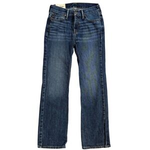 Abercrombie Kids Jeans 1892  Boys Size 12 Blue Wash Straight Leg Denim